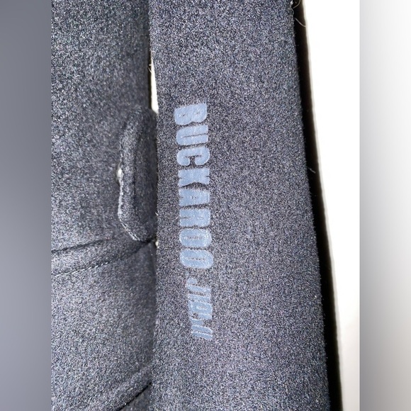 Vintage Buckaroo Modern J1950 Wool Black‎ Pea Coat Eight Button Men L Cowboy - Picture 4 of 11